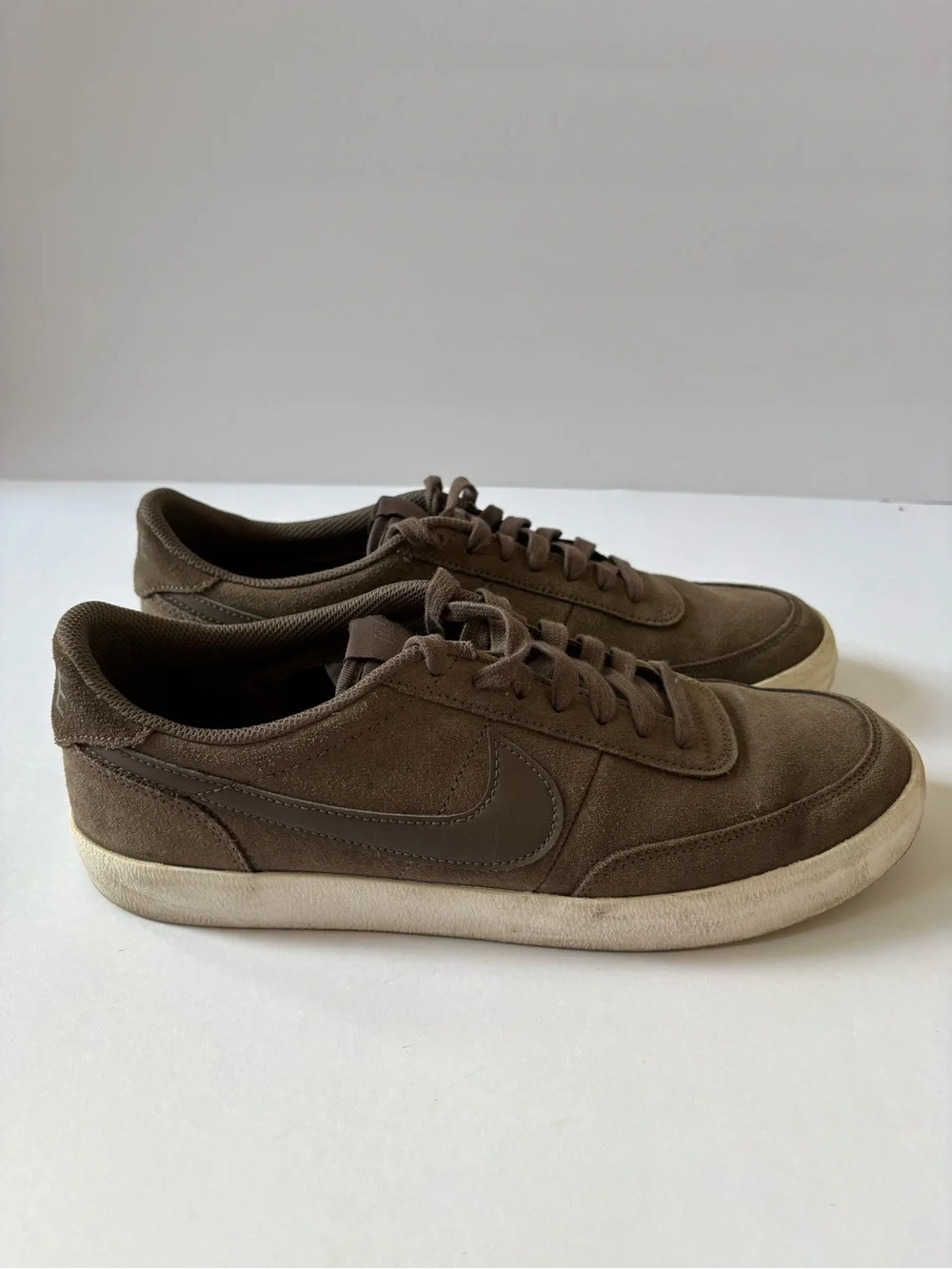 Nike Killshot 2 Leather Suede Sneakers 10.5 Casual Preppy Ironstone Ivory Shoes